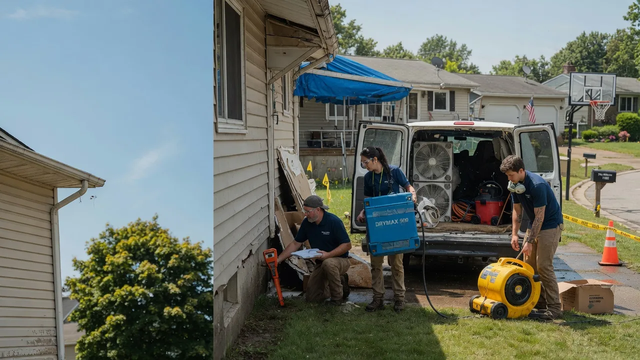 Ceiling Leak Cleanup in Gladstone, VA near me